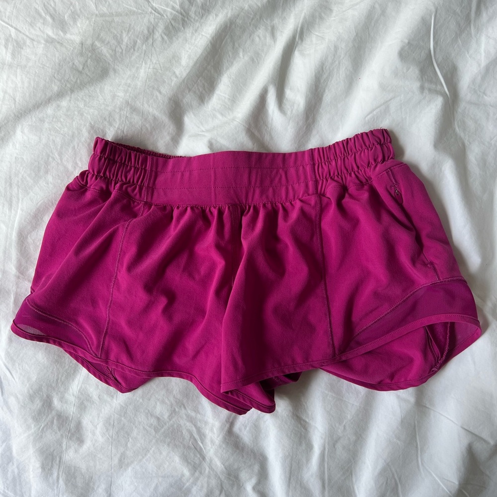 Lululemon Magenta Hotty Hot Shorts 2.5 Inseam